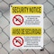 Signmission Drugs Or Alcohol Dismiss Bilingual OSHA Security Notice Sign, Plastic, 7in W x 10in L, 2PK OS-2PACK-SN-P-710-L-11530 - alternate 5